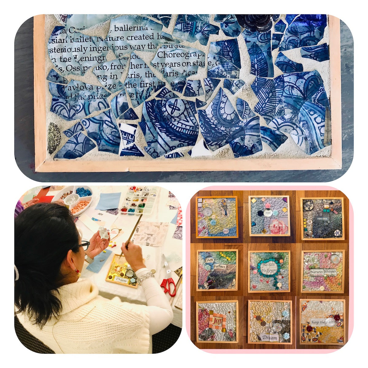 Mantra Mosaic Workshop - August 13 at 1 pm